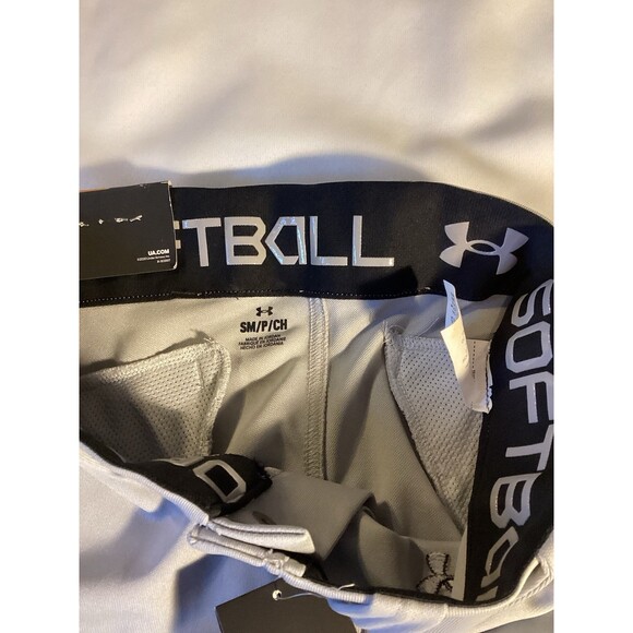 Under Armour Cropped Softball Pants Women’s Size Small Gray - Picture 3 of 7